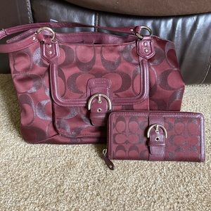 Coach purse and Wallet